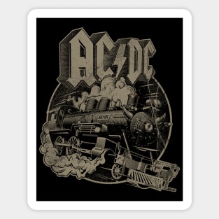 Rock N Roll Train Magnet